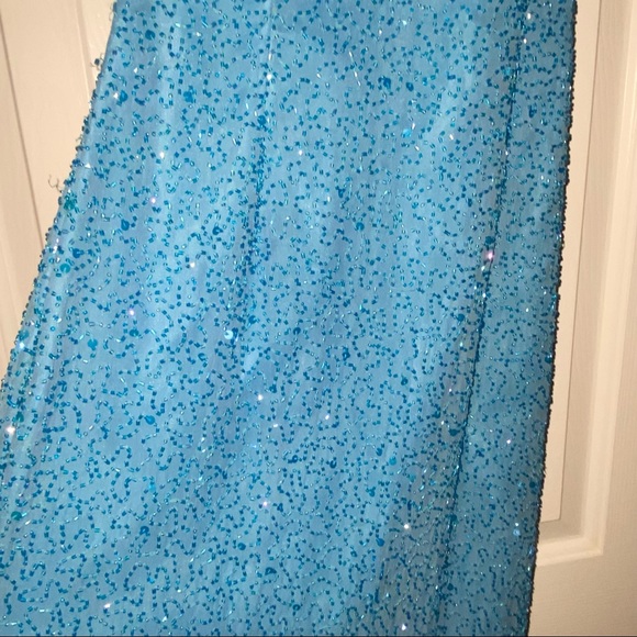 VTG SCALA Gown sequins medium 80s/90s - Picture 3 of 13